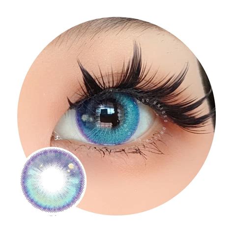 anime tear blue colored contacts perfect anime cosplay prescription colored contacts