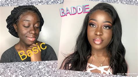 Basic To Baddie Makeup Transformation Dark Skin Makeup Tutorial Youtube
