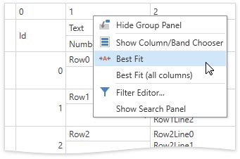 Resizing Columns And Cards Wpf Controls Devexpress Documentation