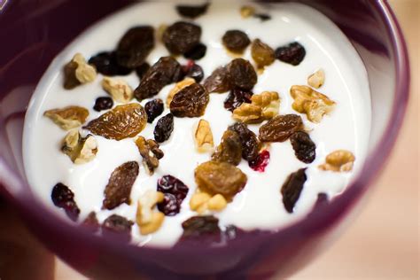 Hd Wallpaper Cereals With Milk In Bowl Close Up Photo Yoghurt Fruit