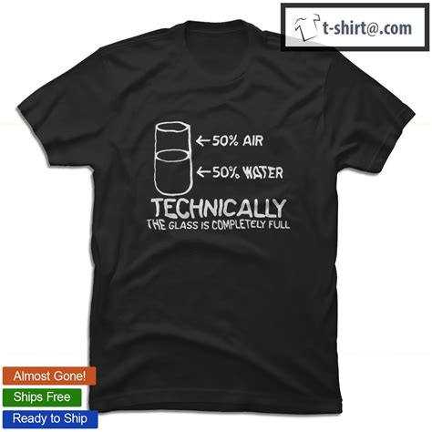 T-Shirt AT - 50 percent air 50 percent water Technically 