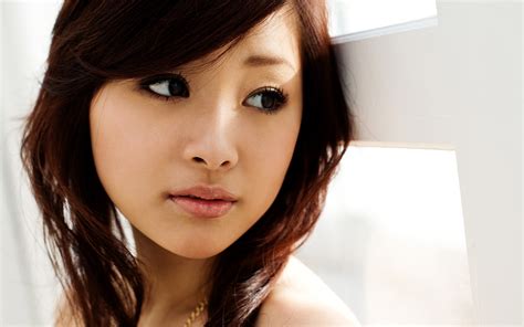 Wallpaper Face Women Model Long Hair Glasses Asian Singer Black Hair Mouth Nose