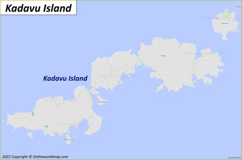 Kadavu Island Map Fiji Detailed Maps Of Kadavu Island