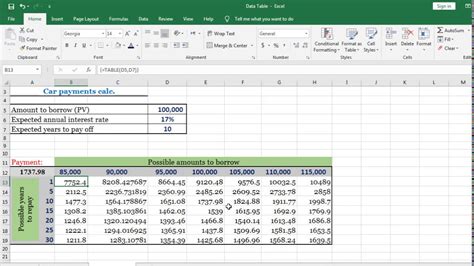 The excel what if feature can help us test and answer questions using specified data sets, even when the available information is incomplete. Excel Data Analysis|Data Table - YouTube