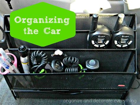 31 Days Of 15 Minute Organizing Day 23 Organize The Car Cars