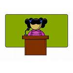 Clipart Speaker Speaking Guest Cliparts Clip Library