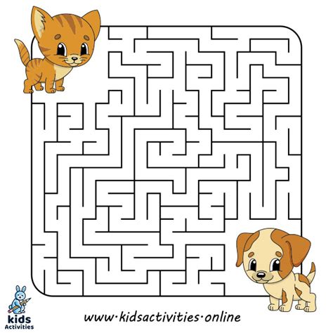 Free Printable Mazes For Kids Puzzle For Children ⋆ Kids Activities