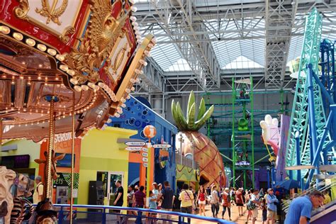 The Nickelodeon Universe In The American Dream Mall Is The Largest