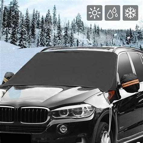 Snow Cover Magnetic Sunshade Cover Car Windshield Snow Sun Shade