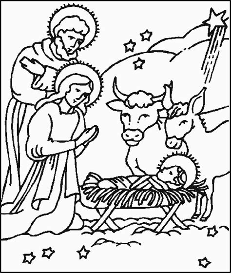 Simple Nativity Scene Drawing At Getdrawings Free Download