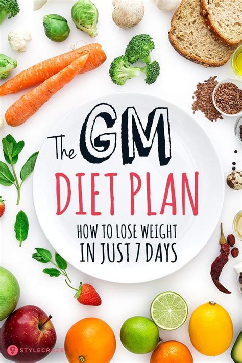 7 Day Gm Diet Plan For Weight Loss Artofit