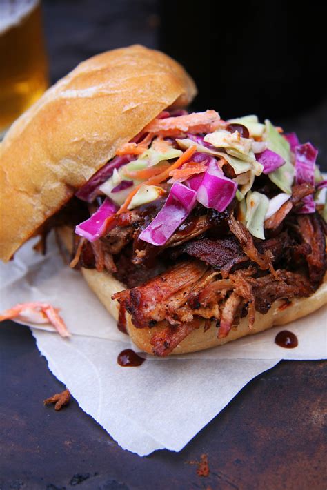 This creamy slaw is a balance of tangy and sweet, giving your pulled pork sandwich a nice crunch and pop of bright flavors. Smokehouse Pulled Pork with Memphis-Style Barbecue Sauce ...