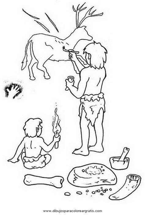 Bildresultat För Dibujos Prehistoria Para Colorear Stone Age Art