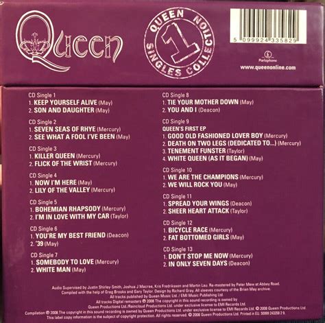 Queen Singles Collection 1 2008 13 Cd Box Set Ebay
