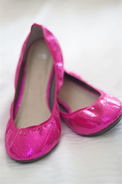 hot pink bridal ballet flats wedding pink shoes bride flat dancing shoes pink wedding shoes