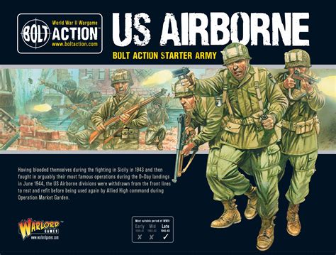 Us Airborne Starter Army Bolt Action Warlord Games