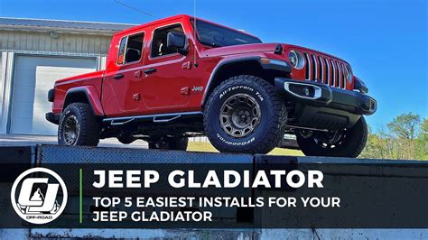Top 5 Easiest Jeep Gladiator Mods Youtube