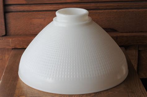 White Milk Glass Corning Lamp Shade 10 No 824160 Etsy