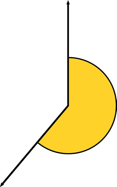 220 Degree Angle Yellow Amber Clipart Free Download Transparent Png