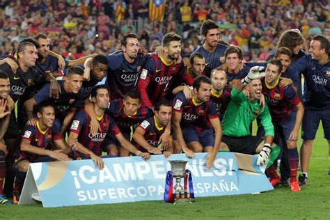 Highlights Of Fc Barcelonas Spanish Super Cup Triumph Against Atletico