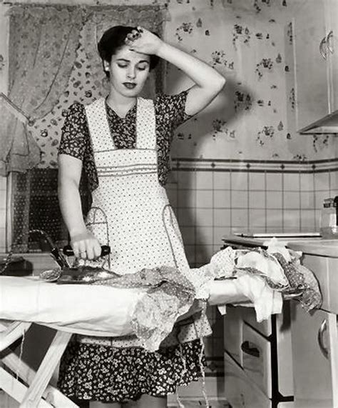 It’s Ironing Day Domestic Bliss 1950s I Remember My Mama Ironing Everything From Shirts To
