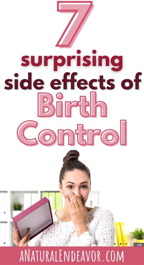 7 Scary Side Effects Of Hormonal Birth Control A Natural Endeavor