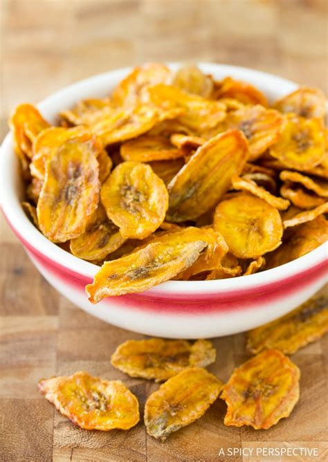 Healthy Baked Banana Chips A Spicy Perspective