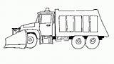 Coloring Truck Dump Finished Dumptruck sketch template