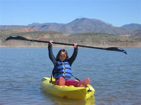 Kayaking At Roosevelt Lake Arizona Picture Of Rim Country Recreation