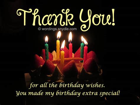 Thank You For Birthday Wishes 600×450 With Images Thank You