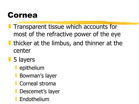 Lecture1 Anatomy Of The Eye Ppt