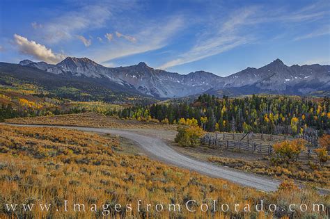 Dallas Divide From County Road 9 In Fall Cr 9 Near Ridgway Images