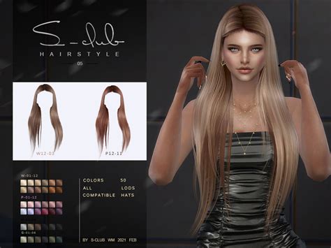 Sims 4 Cc Hair Long Bangs Spvsa