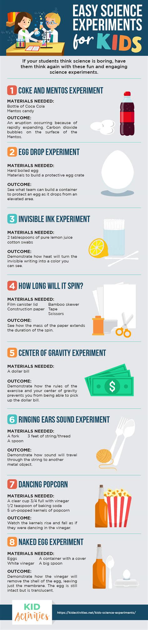 16 Easy Kids Science Experiments For Home And School Fun Experiment Ideas