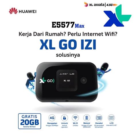 10 best dsl wifi modems of january 2021. Jual XL Go IZI Mifi Router Modem Wifi 4G Huawei E5577 MAX 3000mAh Free XL | tempatniaga
