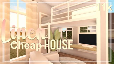 Bloxburg Linen Cheap House 11k House Build Youtube