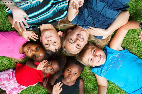 Diverse Multiracial Group Of Kids Stargazer Day Camp