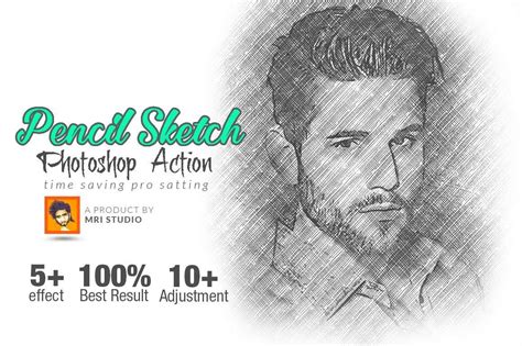 Photoshop Action Pencil Sketch Photoshop Action Part 20