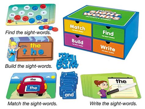 Learning Sight Words Activity Chest At Lakeshore Learning