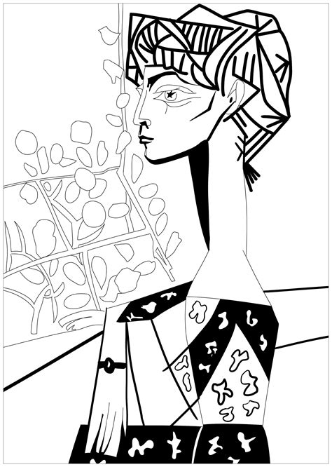 Free Printable Picasso Coloring Pages Printable Templates