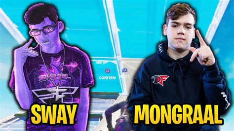 Faze Sway And Mongraal Shows His Free Build Insanely Fast Building