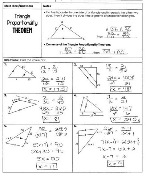 Congruence And Similarity Worksheets