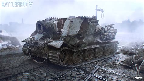 The sturmtiger is a vehicle featured in battlefield 1942: Per Haagensen - "Battlefield V" - Vehicle concept art