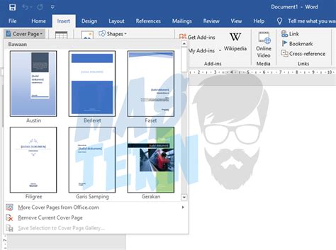 10 Cara Membuat Cover Makalah Di Word Lengkap