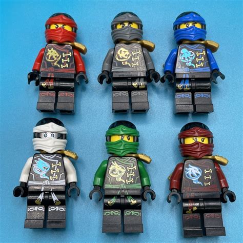 Lego Ninjago Complete Skybound Minifigure Lot Kai Nya Lloyd Jay Cole