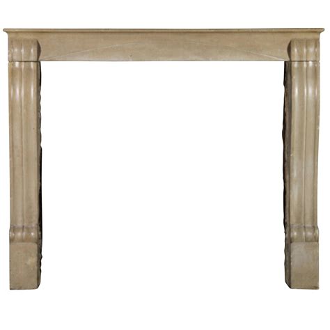20th Century Art Deco Belgian Marble Fireplace Mantel For Sale At
