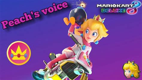 She is also friends with daisy, luigi, rosalina, toad, and toadette. Princess Peach's voice - Mario Kart 8 Deluxe - YouTube