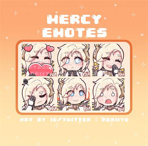 Mercy Emotes Etsy