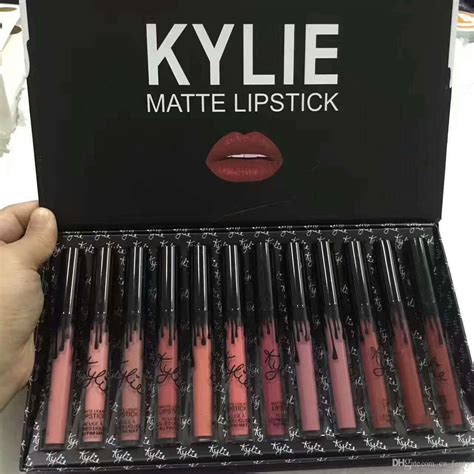 Hot Kylie Lipstick Kit Matte Liquid Lipstick Keri Cosmetics 12 New