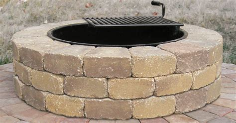 This fire ring will take you to the great outdoors and bring you back to nights by the campfire in the woods. Fire Rings - The Natural Touch Landscaping Eau Claire WI